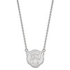 Black Bow Jewelry 10k White Gold Baylor Bears NCAA Necklace 18 Inch - 2 of 4