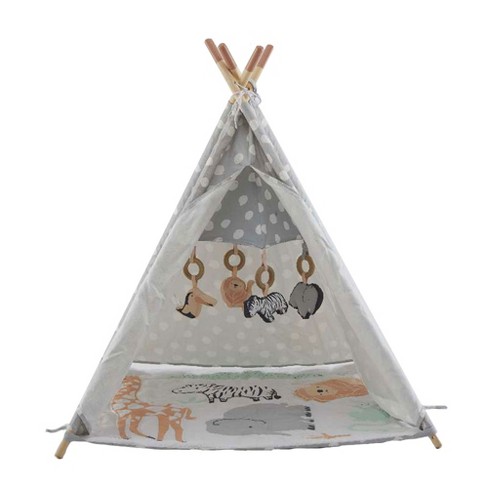 Wonder&wise Blue Top Indoor Childrens Kids Foldable Canvas Play Teepee Tent Toy for sale online 