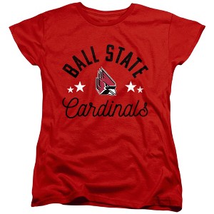 Women's Ball State University Cardinals T-Shirt - 1 of 4