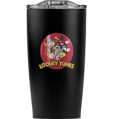 Looney Tunes Character Logo Steel Tumbler 20oz Coffee Travel Mug