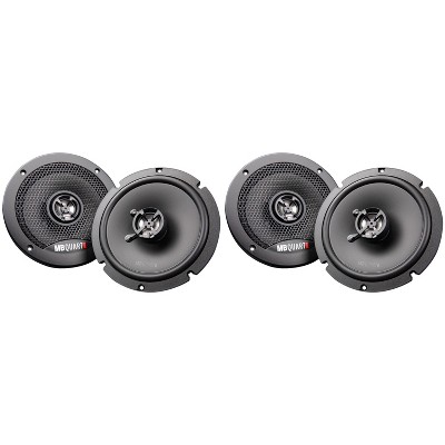 MB Quart 2-Pairs Discus DK2-116s 6.5 Inch Shallow Coaxial Speakers