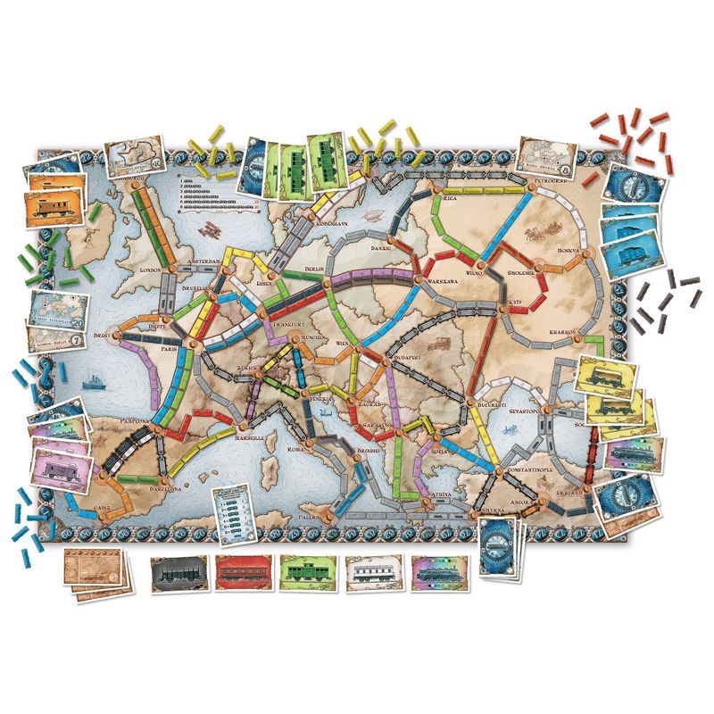 Ticket To Ride Europe Board Game, 4 of 9