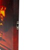 Northlight 15.75" Halloween Prelit LED Antique Candle and Skull Canvas Wall Art - Black/Orange - 3 of 4