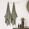 Unique Bargains Highly Absorbent Soft and Durable Bath Towels 28" x 56" 2 Pcs - 4 of 4