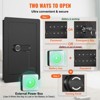 VEVOR 25.59" Tall Wall Safe, 3-Tier Hidden Wall Safe with Keypad,3 Removable Shelves & 6 Key Holders, Q235 Cold-Rolled Steel In Wall Safe with Light - 4 of 4