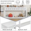 CAVINAS Rustic Console Table with 4 Drawers and Bottom Shelf for Storage,60 inch Entryway Table for Living Room,Hallway - 4 of 4