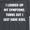 Men's - Instant Message - Looked Up Symptoms Short Sleeve Graphic T-Shirt - 2 of 4