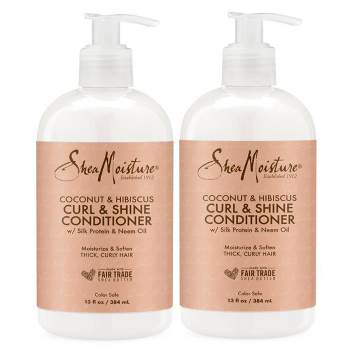 SheaMoisture Coconut Hibiscus Curl and Shine Conditioner Bundle - 13 fl oz/2ct