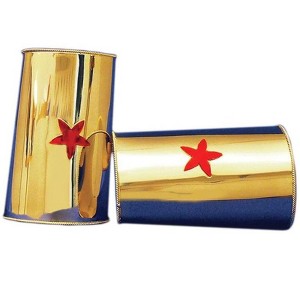 Elope Wonder Gold Cuff Red Star Adult Costume Accessory - 1 of 1