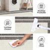 Modern Machine WashableArea Rug with Non Slip Backing Low Pile Accent Rug Foldable Contemporary Indoor Carpet - 3 of 4