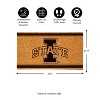 Evergreen Iowa State University Logo Natural Coir 28 x 16 Inches Indoor Outdoor Doormat - 2 of 4