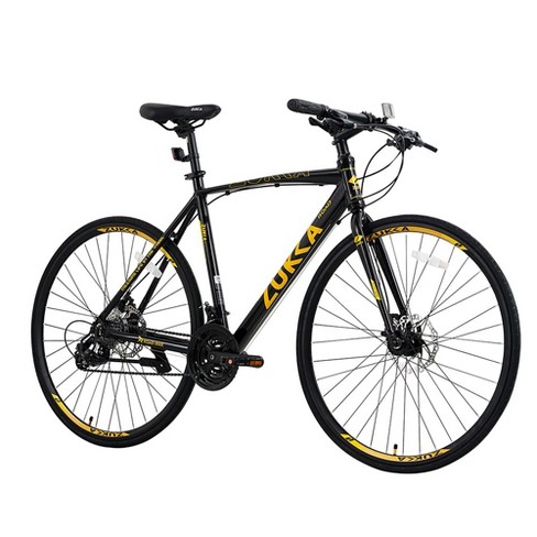 Hybrid Bike 21 Inch Aluminium Frame With 700c Wheel 24 Speed Commuting Bicycle With Front And Rear Disc Brakes Target