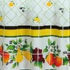 Ramallah Trading Ruffle Fruit Medley Tier and Valance - 60 x 36, Multicolored - 3 of 4