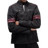 X RAY Mens Motorcycle PU Leather Jacket With Faux Shearing Lining - 4 of 4