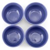 Elanze Designs Bistro Glossy Ceramic 4 inch Dessert Bowls Set of 4, Violet Purple - 3 of 4