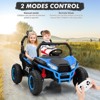 24V Kids Off-Road UTV, 2-Seater Electric Ride On with Remote Control, Bluetooth Audio, Dual Motors, Outdoor Vehicle for Ages 3-8 - 4 of 4
