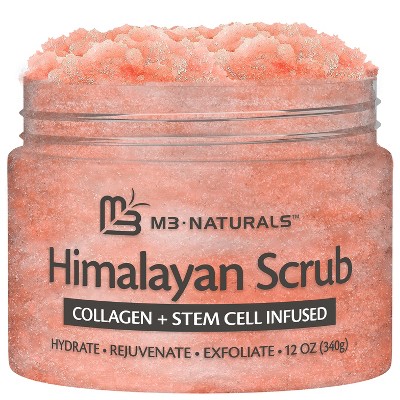 M3 Body Scrubs, Collagen Stem Cell, Himalayan, Arabica Coffee, Charcoal, Turmeric, Brown Sugar, Kombucha, Magnesium, Brazilian Body Scrubs