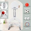 Whizmax 7 in 1 Toddler Slide and Swing Set,Kids Freestanding Slide Climber with Adjustable Swing and Basketball Hoop,Soccer Golf,for Toddlers Age 1-3 - 4 of 4