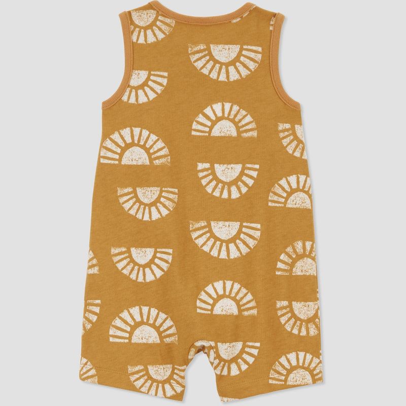 Carter's Just One You® Baby Boys' Sunrise Romper - Brown/White, 4 of 5