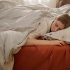 3 Pieces Linen Soft & Cozy Duvet Cover Linen Cotton Blend Bedding Set Tropical Plants Beige Color Cooling Bedding - 2 of 4
