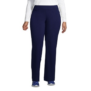 Lands' End Women's Starfish Mid Rise Straight Leg Pants - 1 of 4