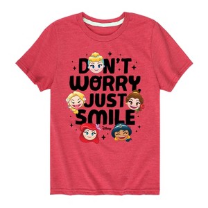 Boys' - Disney - Princess Don't Worry Be Short Sleeve Graphic T-Shirt - 1 of 4