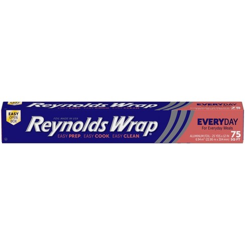 Reynolds Wrap Aluminum Foil, Thick & Durable, Heavy Duty, 75 Square Feet