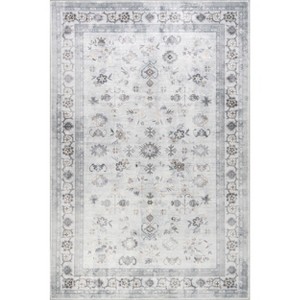 Nuloom Verity SplashGuard Traditional Medallion Machine Washable Area Rug - 1 of 4