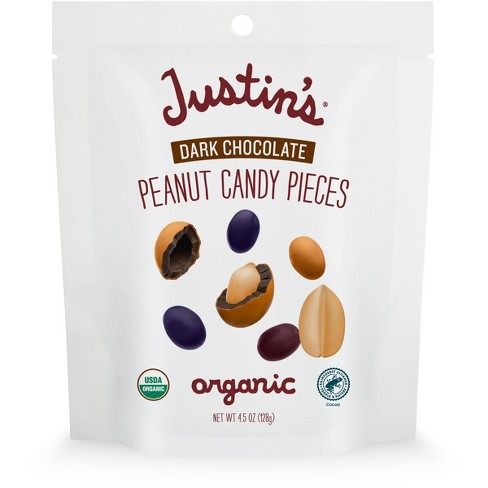 Justin's Dark Chocolate Peanut Candy Pieces - 4.5oz : Target