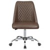Kumasinova Adjustable Height Home Office Chair,Desk Chair with Diamond-Tufted Backrest,Ergonomic Office Chair for Living Room,Bedroom,Study Room - 4 of 4