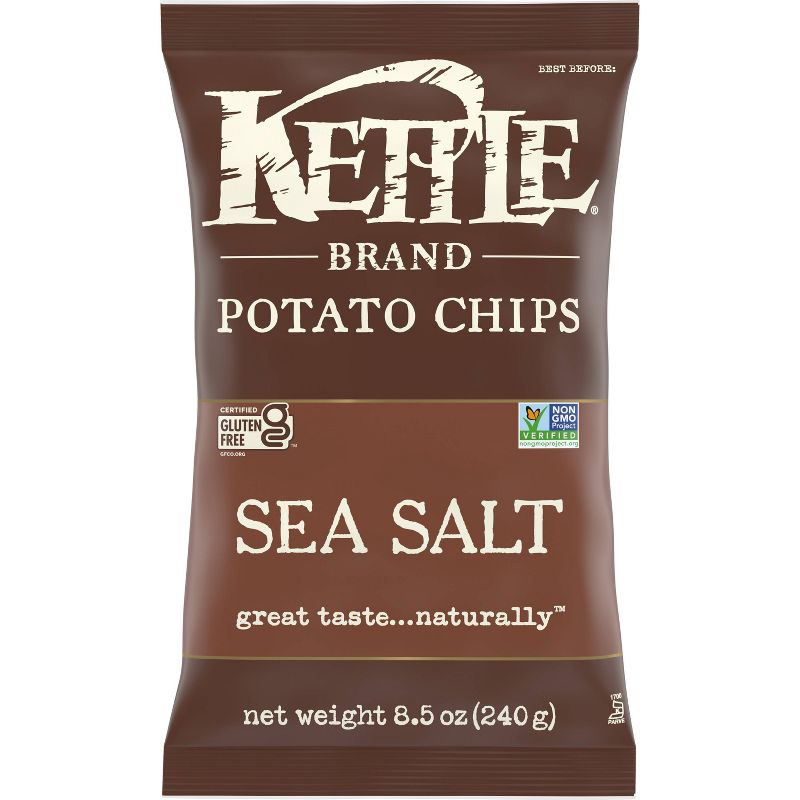Kettle Brand Potato Chips Sea Salt Kettle Chips - 8.5oz, 1 of 12