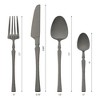 REGALWOVEN Stainless Steel Mirror Polished Flatware Set 4 Pcs 1 Set - 2 of 4