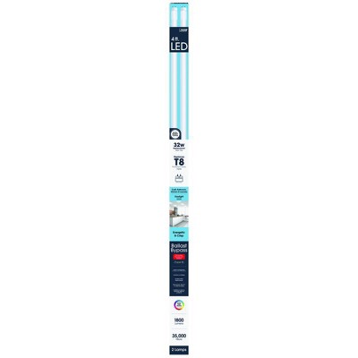 Feit Electric T8 Daylight 48 in. G13 Linear LED Bulb 32 Watt Equivalence 2 pk