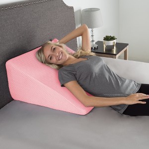 Hastings Home High Wedge Pillow for Sleeping with Snoring, Back Pain, and Acid Reflux - 1 of 4