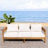 Theo 3 Seater Sofa - Indoor/Outdoor - PAT7092 - Natural/Taupe - Safavieh - 3 of 4