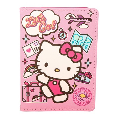 Sanrio Hello Kitty Passport Holder - Cute Travel Wallet for Hello Kitty Fans, Authentic Officially Licensed