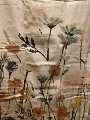 Watercolor Engineered Floral Shower Curtain - Threshold™ : Target