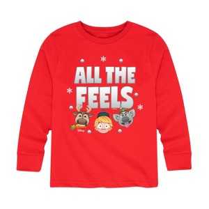 Boys' - Disney - All The Feels Long Sleeve Graphic T-Shirt - 1 of 4