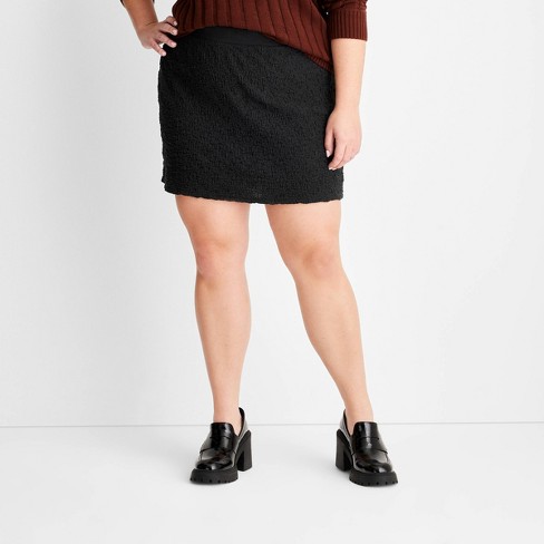 Women's Puckered Mini Skirt - Future Collective™ With Gabriella