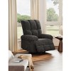 Oversized Recliner Chair, Overstuffed Soft Chenille Swivel Rocker Recliner with Padded Armrests - 2 of 4