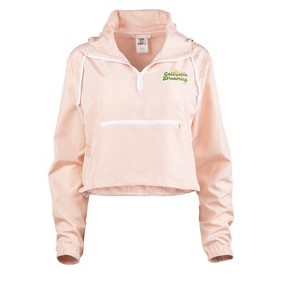 Love All Tennis Women's California Dreaming Lightweight Pullover Crop Windbreaker - 1 of 3