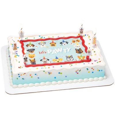 Bakery Crafts Party Dogs Candles - 6pc