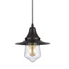 Chloe Lighting Manette Industrial-Style 1 Light Rubbed Bronze Ceiling Mini Pendant 9" Shade - 3 of 3