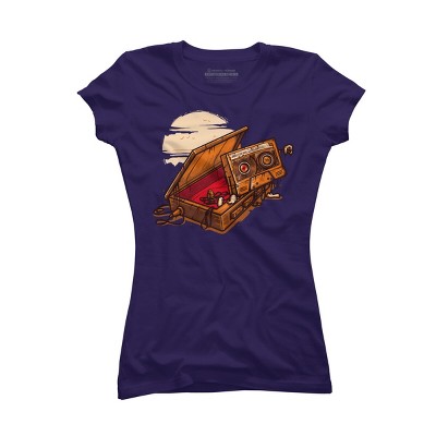 Junior's Design By Humans Dead Man Walkmann By LetterQ T-Shirt