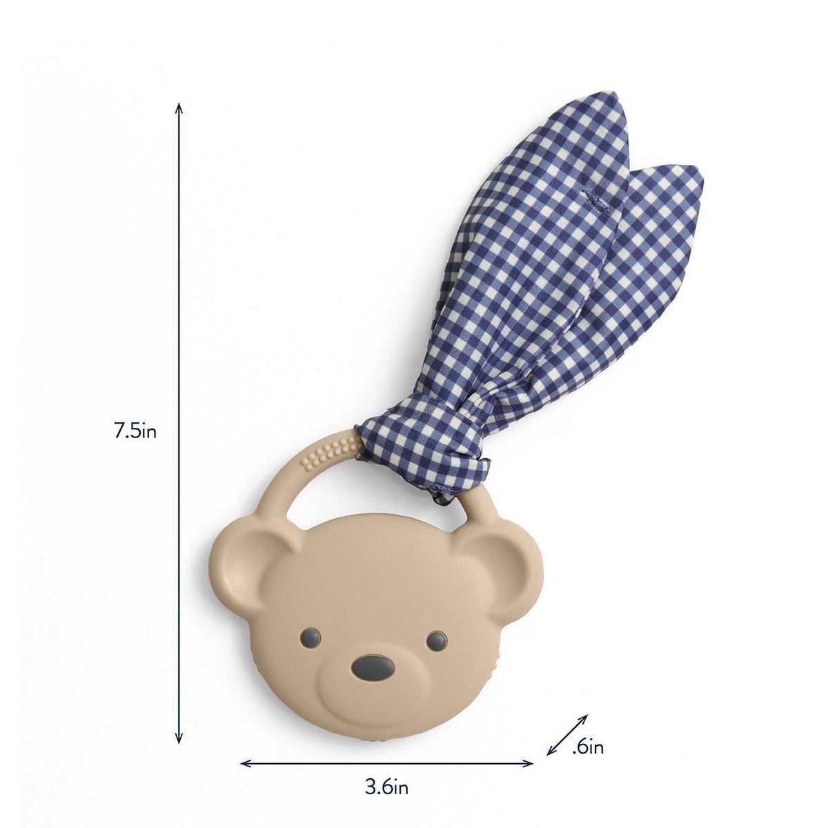 Itzy Ritzy Crinkle Crew Silicone Baby Teether with Crinkle Tie - thumbnail 7