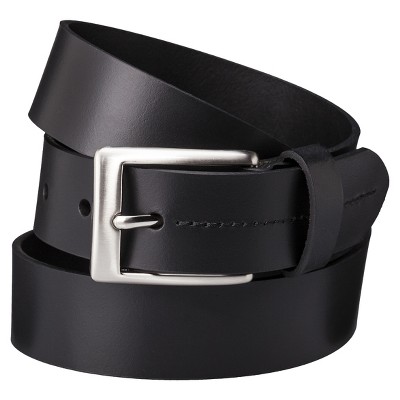 mens black buckle belt