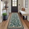 Modern Washable Area Rugs for Living Room Non Slip Stain Resistant Ultra Soft Floral Rug Carpet Floor Mat for Bedroom Dining Room Office - 2 of 4