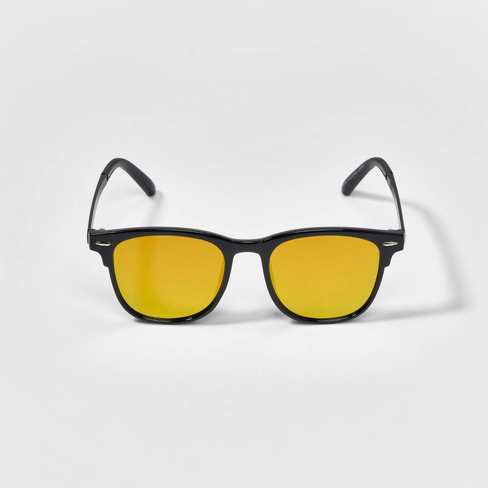 Kids' Square Frame Sunglasses - art class™ Black