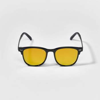Kids' Square Frame Sunglasses - art class™ Black