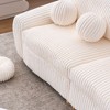 CAVINAS Modern Sofa for Living Room, 84" Loveseat Sofa, Corduroy Sofa Couch, Upholstered Sofa for Apatment Bedroom Home Office - 4 of 4